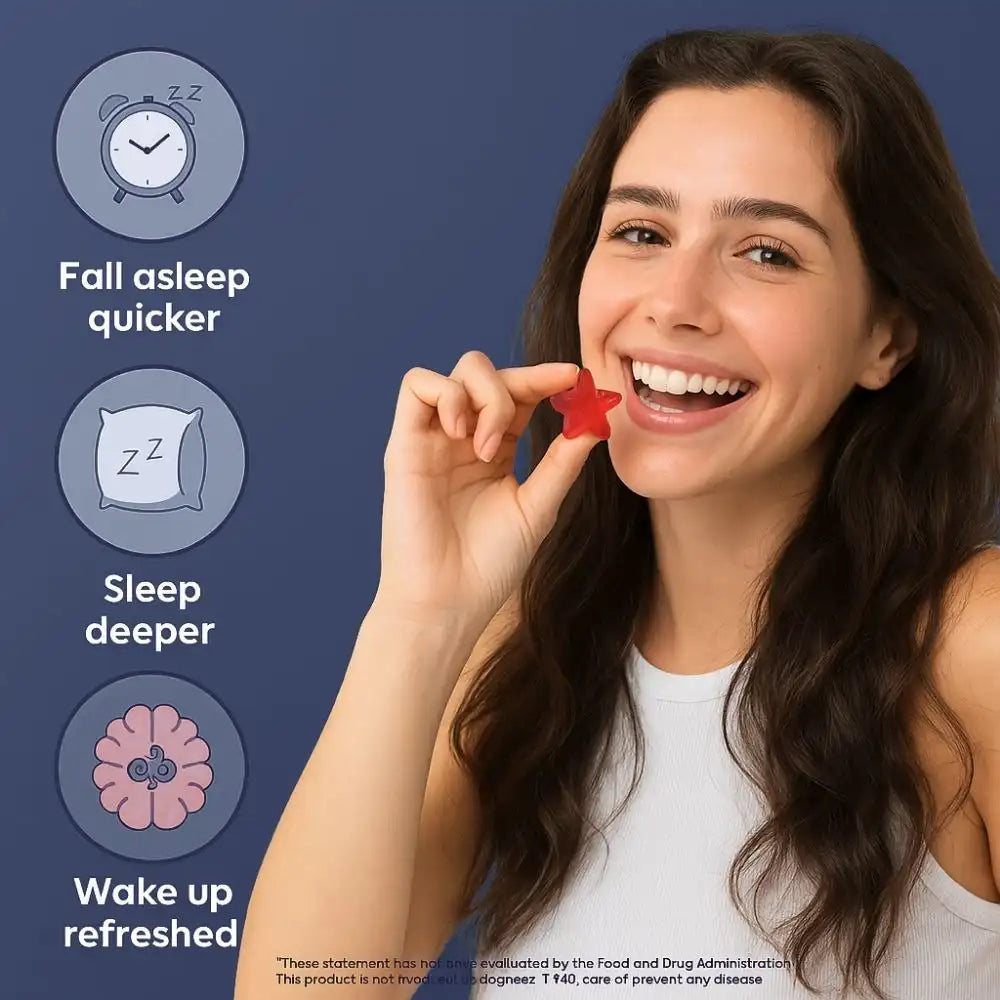 Melatonin-Free Sleep Gummies - Sleep Faster In Under 30 Minutes & Wake Up Refreshed Every Morning ✨😴