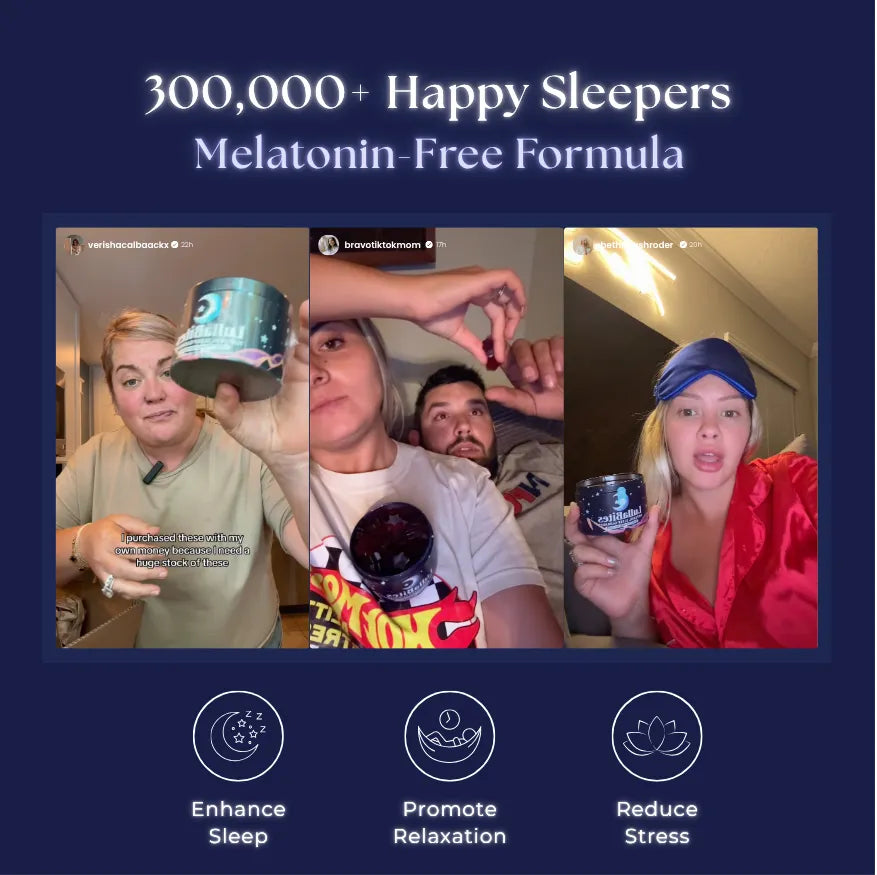Melatonin-Free Sleep Gummies - Sleep Faster In Under 30 Minutes & Wake Up Refreshed Every Morning ✨😴