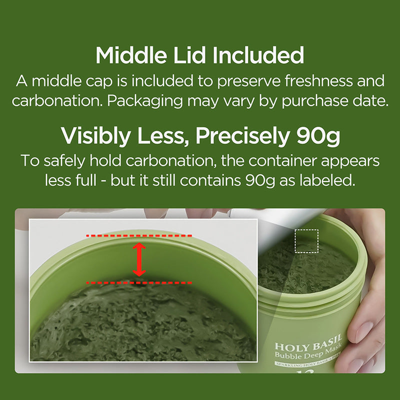 Holy Basil Bubble Deep Facial Mask