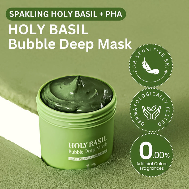 Holy Basil Bubble Deep Facial Mask